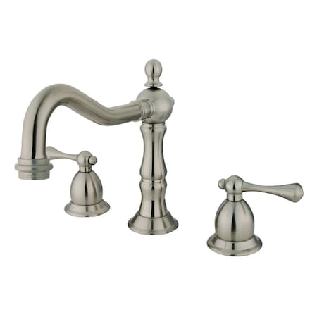 KS1978BL 8 Widespread Bathroom Faucet, Brushed Nickel